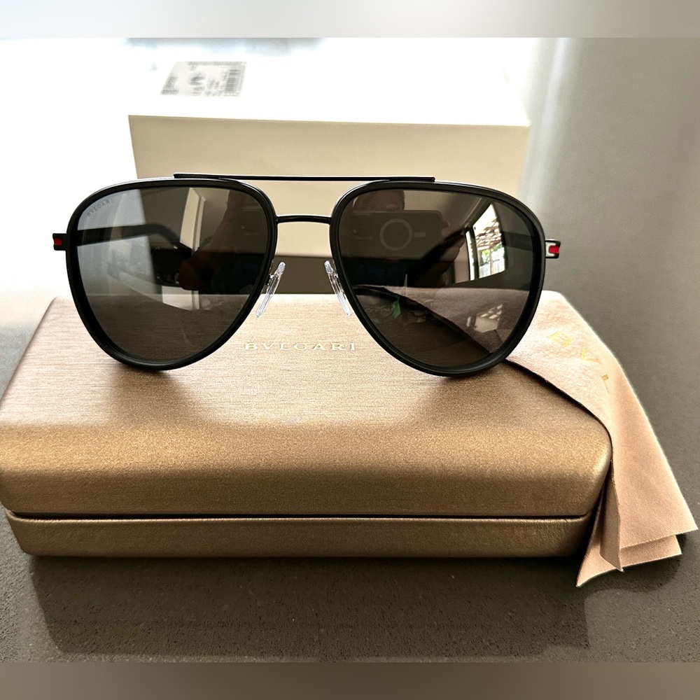 Bulgari Aviator Sunglasses